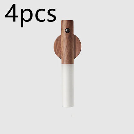 Motion Sensor LED Light | Magnetic USB Rechargeable Wooden Lamp