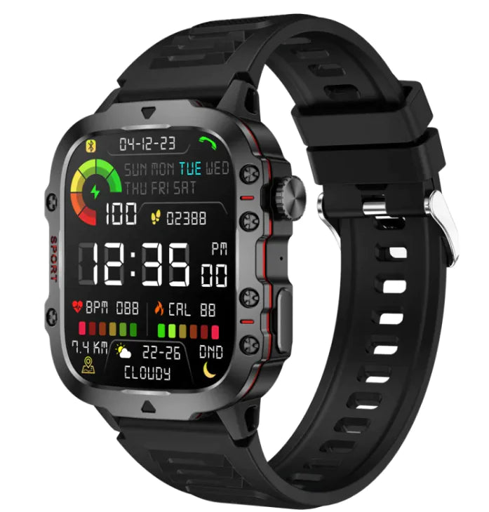Smart Bluetooth Watch – Heart Rate, Sleep Tracking & Smart Notifications