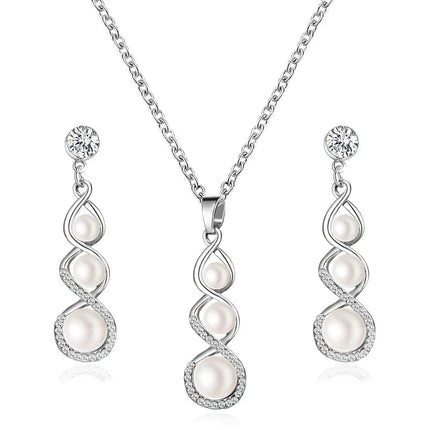 European & American Style Necklace and Earrings Set – Fashion Jewelry