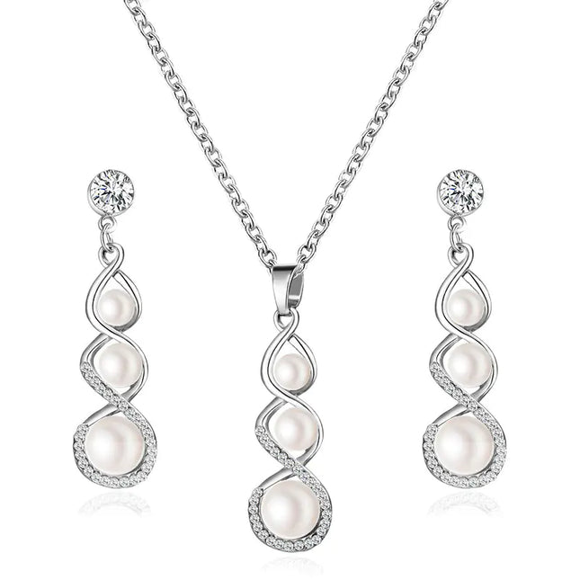 European & American Style Necklace and Earrings Set – Fashion Jewelry