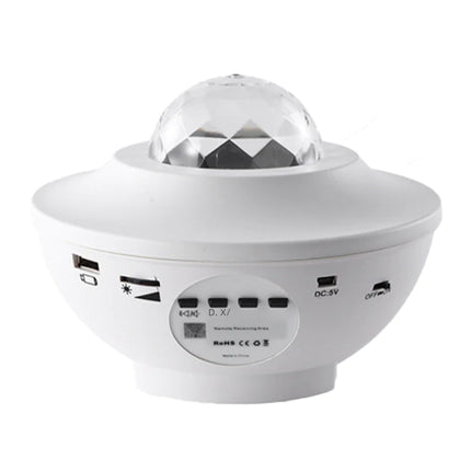 “Bluetooth Music Star Projector Night Light – Rotating Galaxy Lamp with Remote”