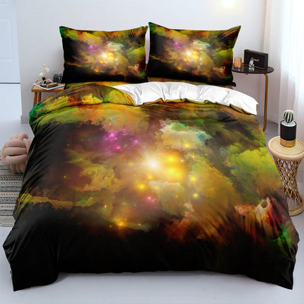 Celestial Dreams Galaxy Bedding Set – Luxury Starry Night Comfort