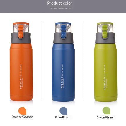Portable Insulated Stainless Steel Water Bottle – 650ml