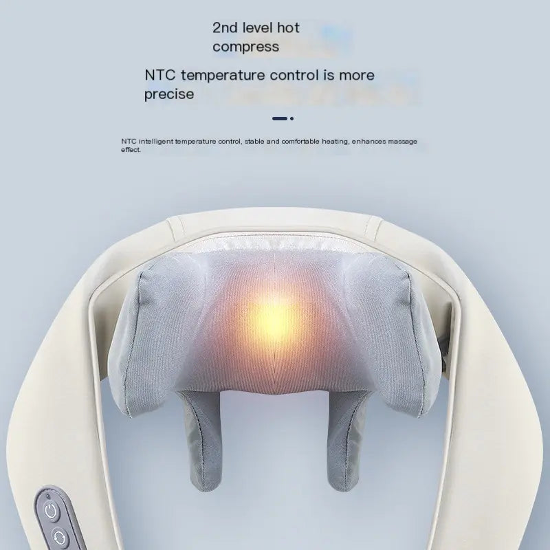 Electric Shoulder and Neck Massager – Cordless Pain Relief with Heat & Adjustable Intensity