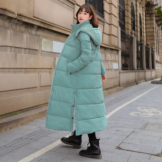 “Women’s long knee-length hooded down cotton coat in black”

“Slim-fit thick winter coat for women with hood – rice white”

“Green knee-length warm winter jacket for women M–3XL”

“Khaki women’s hooded down cotton coat winter style”

“Thick warm hooded winter coat women solid color design”