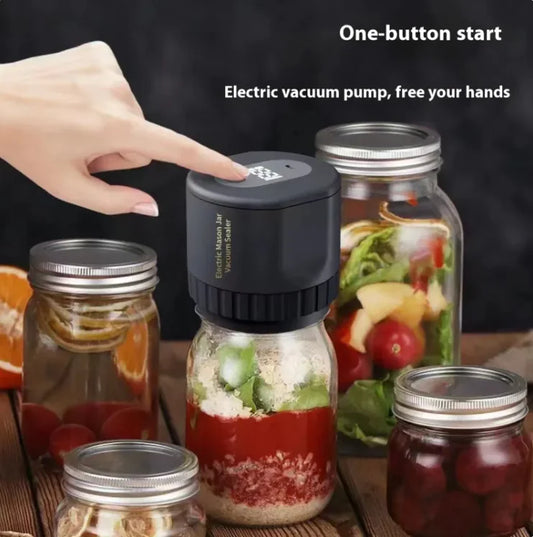 Mason Jar Electric Vacuum Sealer – Dual Mode Food Preservation Tool
