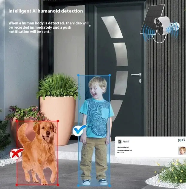 Caméra de sécurité solaire sans fil 4G – Surveillance extérieure HD avec détection de mouvement | 30 % de réduction + Livraison gratuite dans le monde entier