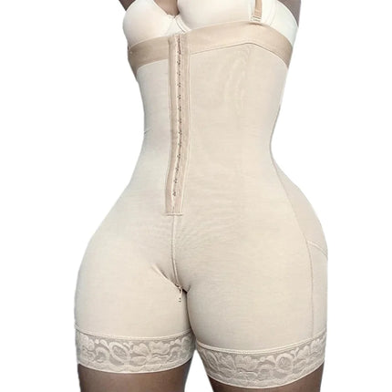 Body gainant grande taille avec fermeture éclair – Contrôle du ventre et lifting des fesses (S–6XL)