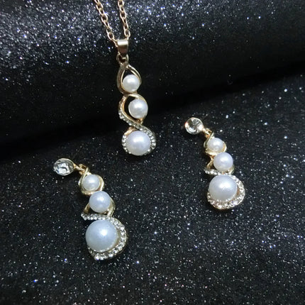 European & American Style Necklace and Earrings Set – Fashion Jewelry