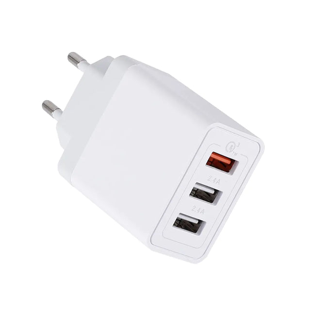 USB Fast Charger –  Wall Adapter with EU, US, UK Plug Options