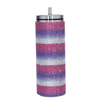 Stainless Steel Insulated Tumbler with Straw –Double Wall Travel Mug