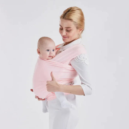 Premium Soft Baby Wrap Carrier – Ergonomic Newborn Sling (0–22kg), Breathable Adjustable Infant Carrier