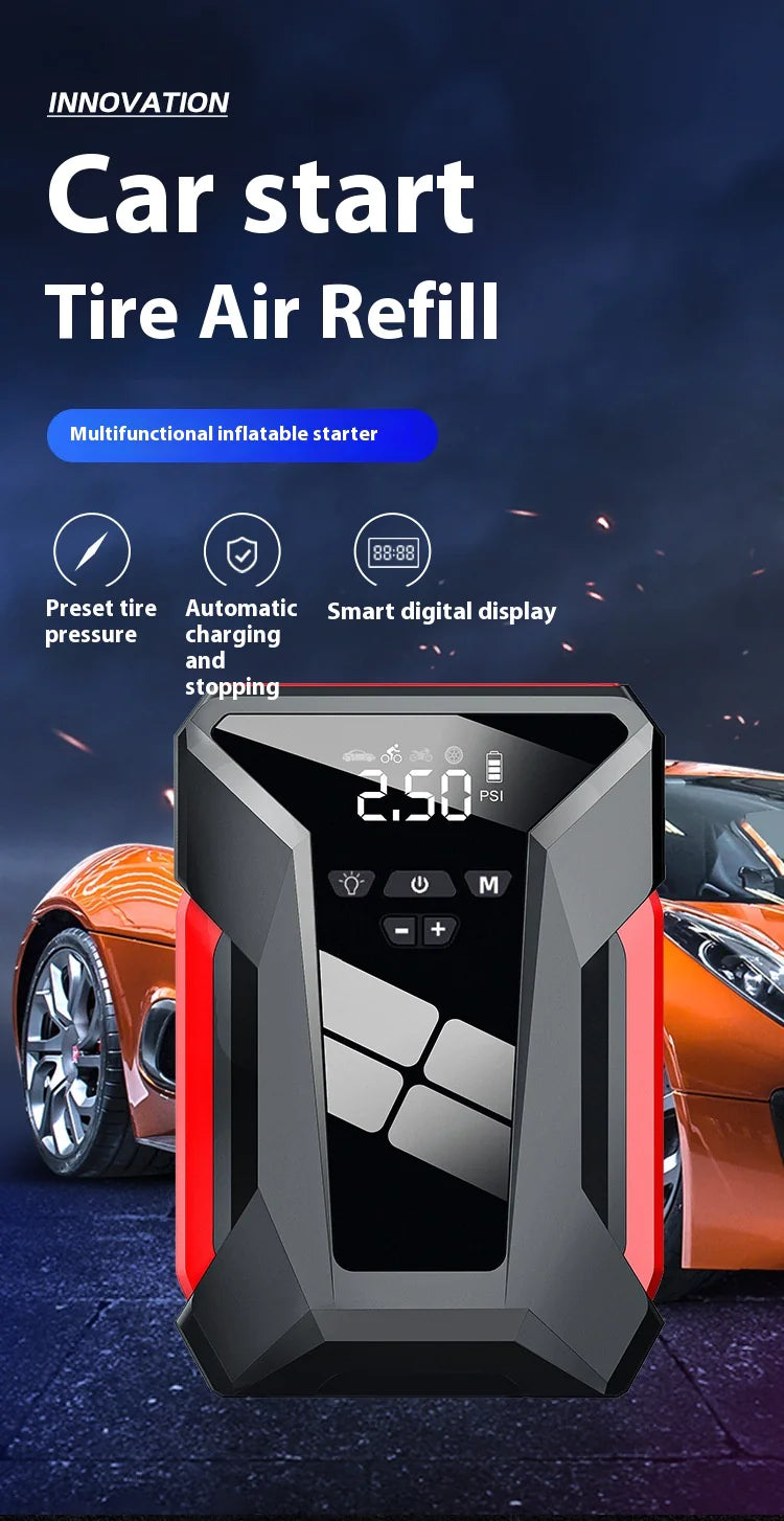 J16 All-in-One 39800mAh 12V Auto Starting Device – 1600A Peak Power Bank