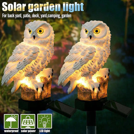 “Solar Owl LED Garden Pathway Light – Waterproof Outdoor Lawn Decor”