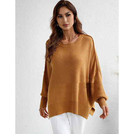Women's Long Sleeve Crew Neck Sweater | Cozy Classic Pullover