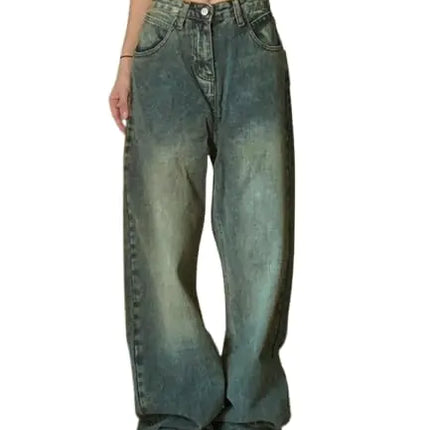 EMMIOL Women’s Wide Leg Baggy Jeans – High Waist Flare