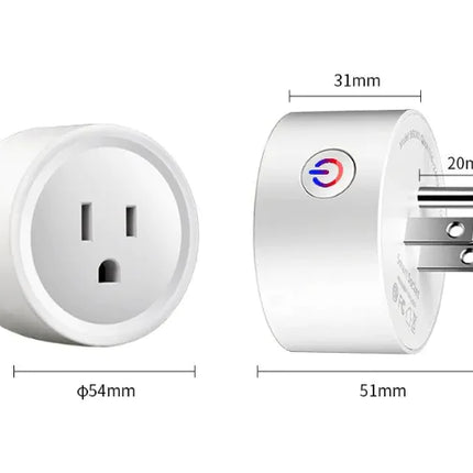 Smart WiFi Remote Control Outlet Plug – Voice & App Controlled Smart Socket | Alexa & Google Home Compatible