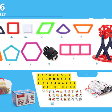 Magnetic Building Blocks Set – Educational STEM Toy for Early Learning