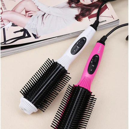 Hair Straightener & Curling Comb – Fast Heating Styling Tool for All Hair Types