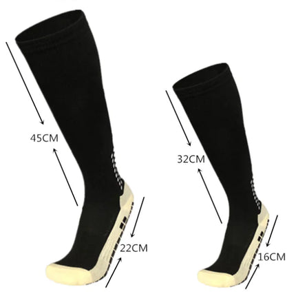 Thick Towel Bottom Long Men’s Football Socks – Cushioned, Breathable & Durable