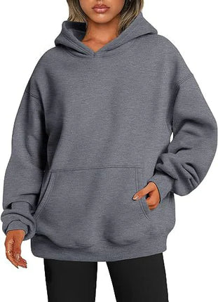 Women’s Oversized Pullover Hoodie – Casual Long Sleeve Sweatshirt