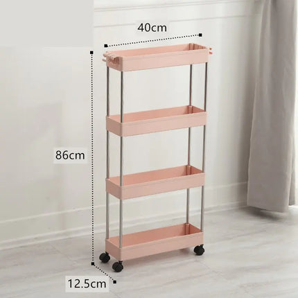 Versatile Slim Storage Rack – Multi-Layer Home Organizer