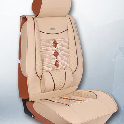 “Universal  Car Seat Covers – PU Leather All-Season Protection”