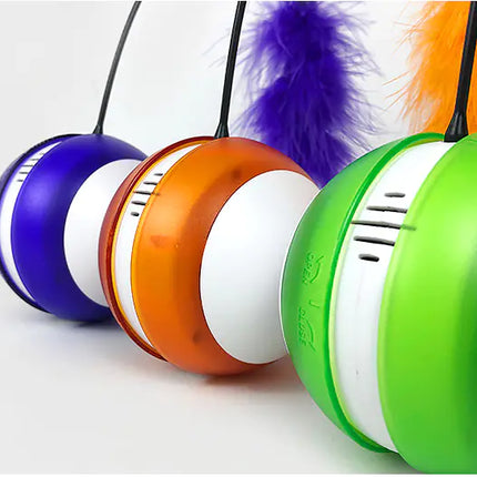 smart rolling cat ball interactive toy lights sounds

automatic cat toy for kittens and adult cats