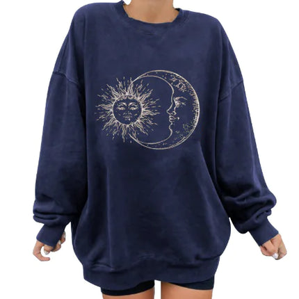 Personalized Printing Loose Plus Size Fashion Sweater – Women’s Cozy Fleece
