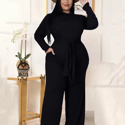 Plus Size  – Long Sleeve Top & Tailored Pants
