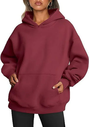 Women’s Oversized Pullover Hoodie – Casual Long Sleeve Sweatshirt