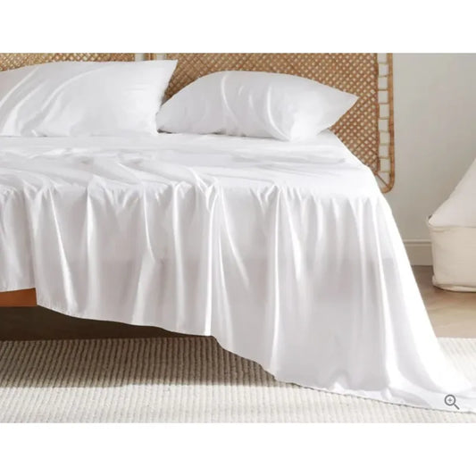 Bamboo Fiber Fitted Bed Sheet Four-Piece Set – Soft & Breathable