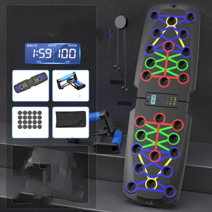 Power Flex Push-up Board – Système de musculation multifonctionnel pour la poitrine, les bras et le dos