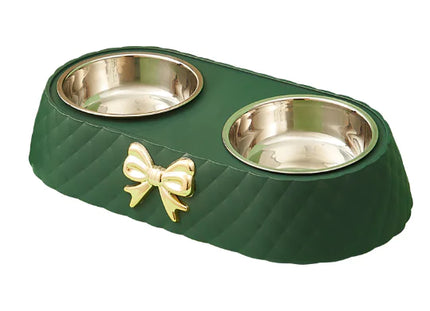 Tigela Pet Favorita – Elevated Stainless Steel Pet Bowl for Food & Water