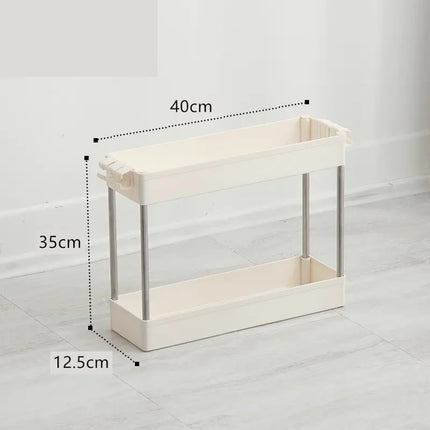 Versatile Slim Storage Rack – Multi-Layer Home Organizer