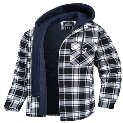 Quilted Lined Flannel Shirt Jacket – Stylish & Cozy Outerwear
