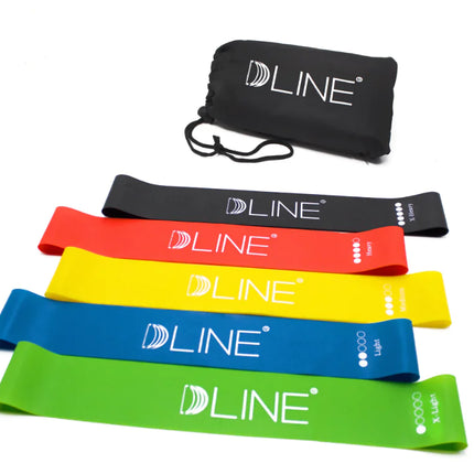 Yoga Resistance Bands – Set ofColor-Coded Fitness
