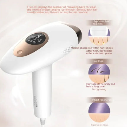 Painless Laser Hair Removal Device – Unisex, Full-Body Hair Remover
