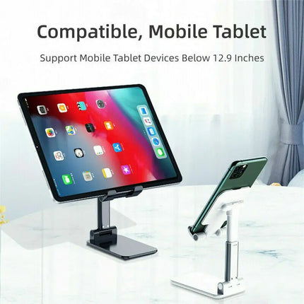 Adjustable Cell Phone & Tablet Stand – Desktop Holder for iPhone, iPad & More