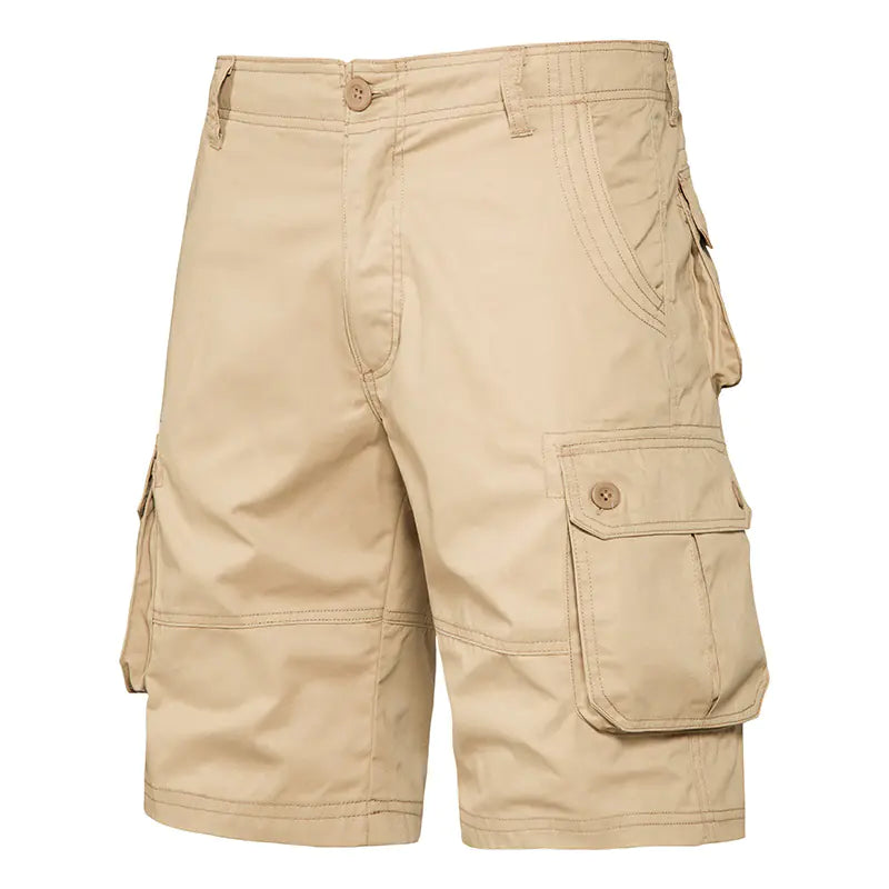 Men’s Cross-Border Cargo Shorts – 100% Cotton Summer Casual Wear