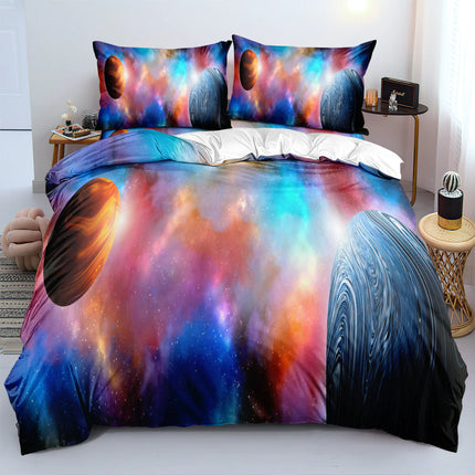 Celestial Dreams Galaxy Bedding Set – Luxury Starry Night Comfort