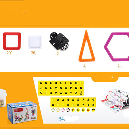 Magnetic Building Blocks Set – Educational STEM Toy for Early Learning