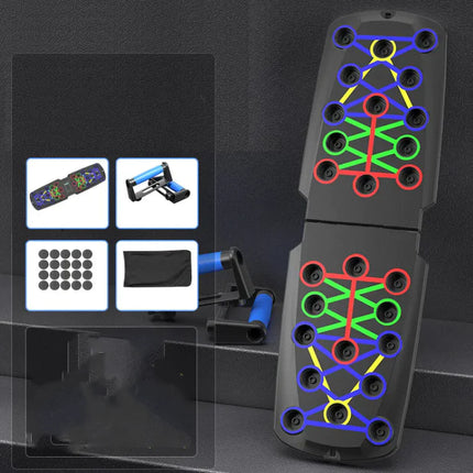 Power Flex Push-up Board – Système de musculation multifonctionnel pour la poitrine, les bras et le dos