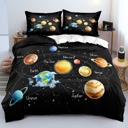 Celestial Dreams Galaxy Bedding Set – Luxury Starry Night Comfort