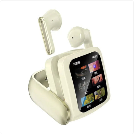 Smart Touchscreen Bluetooth Headset – Noise Reduction, NFC, Waterproof, Digital Display