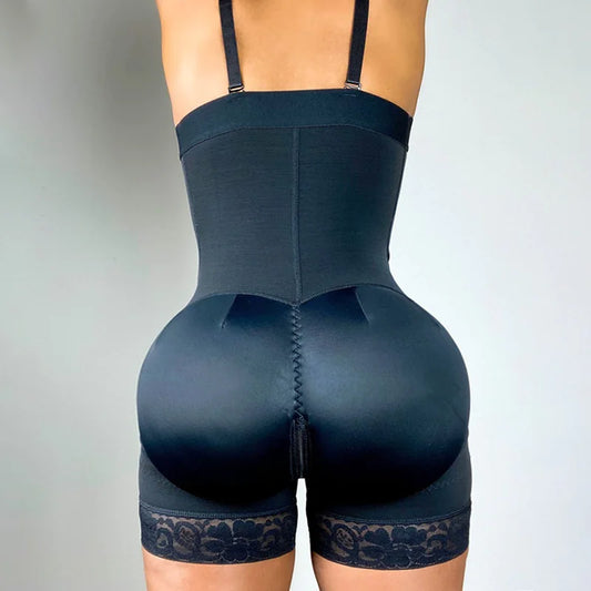 Plus Size Shapewear Bodysuit with Zipper – Tummy Control & Butt-Lift (S–6XL)
