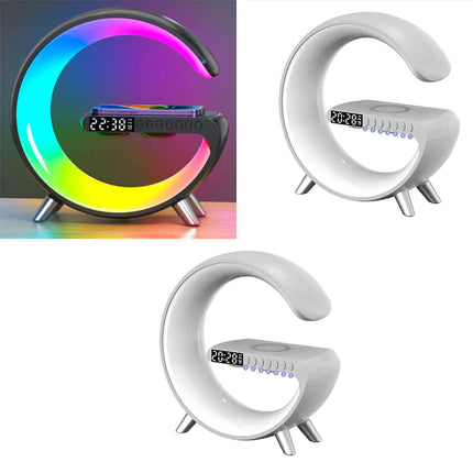 Multifunctional Smart Atmosphere Lamp – Wireless Charger & Bluetooth Speaker