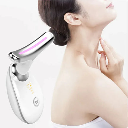 NeckGlow Desalting Neck Care & Massage Beauty Tool – Anti-Aging Skin Tightening Device