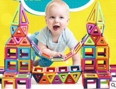 Magnetic Building Blocks Set – Educational STEM Toy for Early Learning