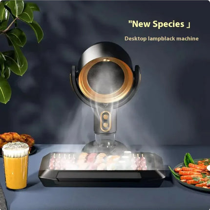 Portable Desktop Range Hood – Smoke Removal, Deodorization & Air Purifier (USB & Rechargeable)